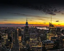 Empire State Building under construction