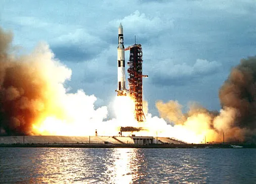Saturn V launches
